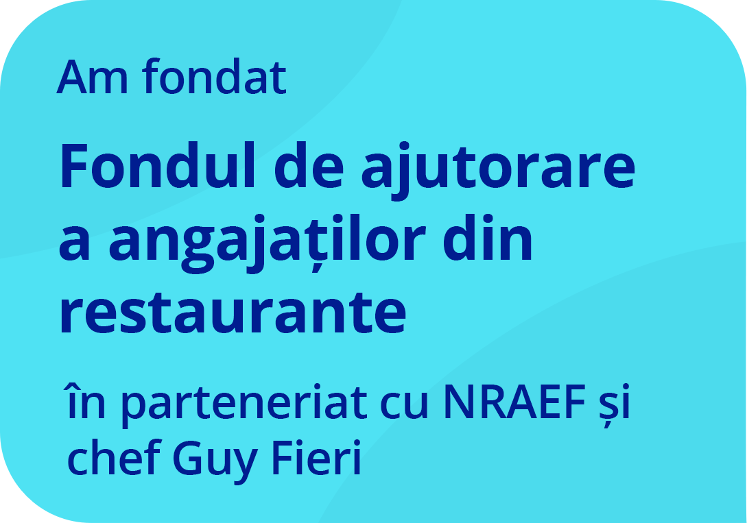We founded the Restaurant Employee Relief Fund in partnership with NRAEF and chef Guy Fieri.